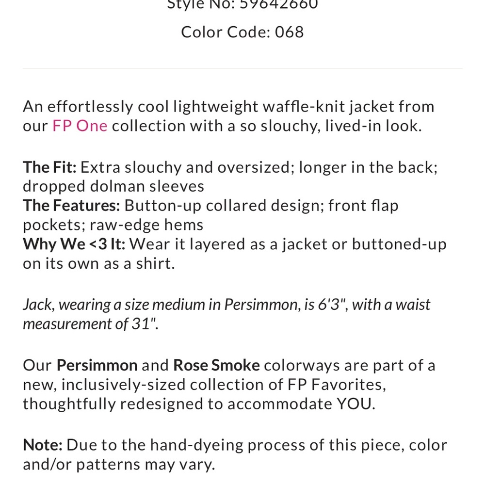 Free People Thermal Sweater and Jacket Bundle (Scout and Buttercup) size small - Picture 4 of 8